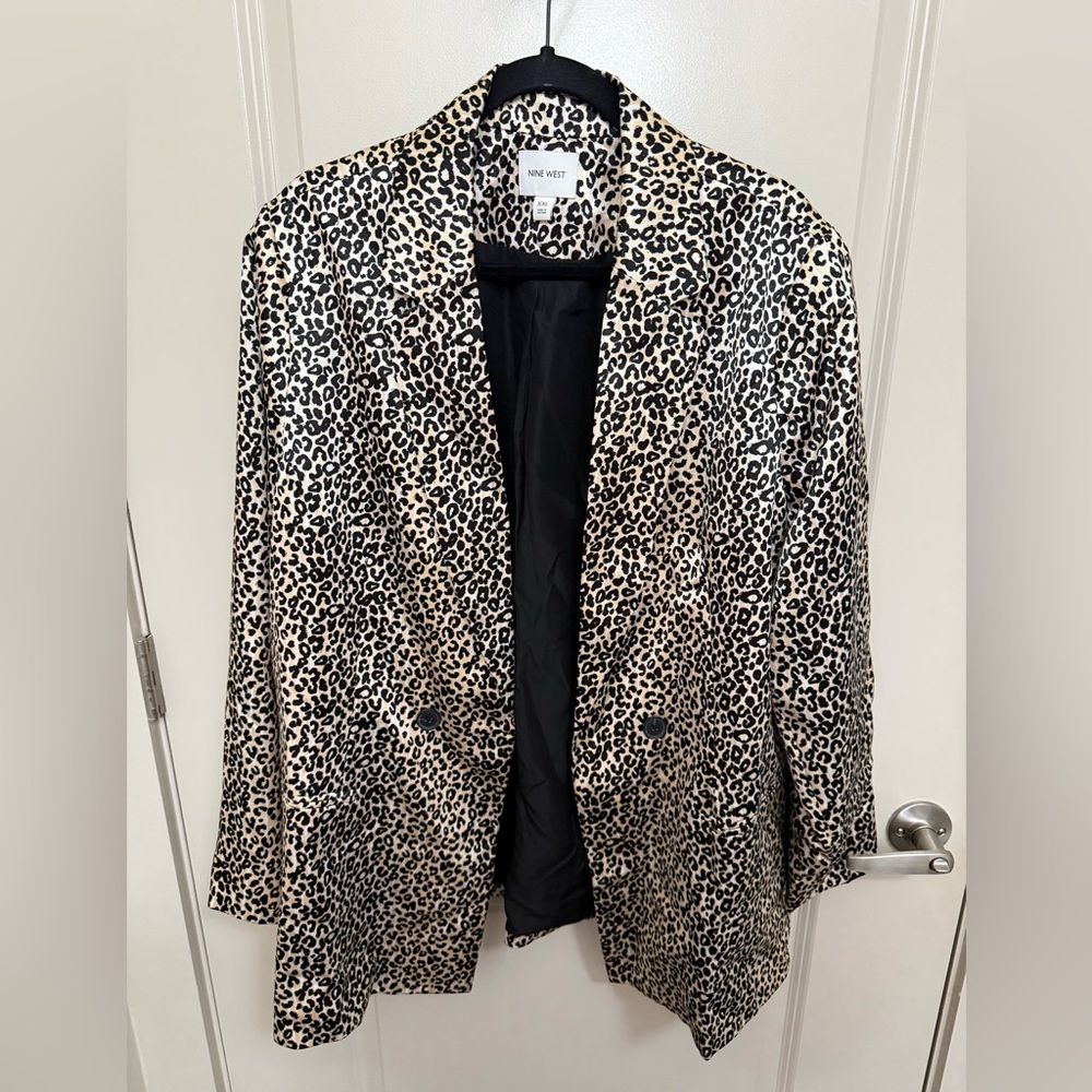 Nine West Animal Print Blazer